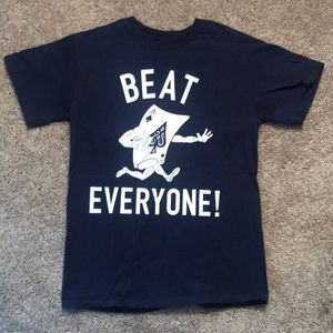 Cute graphic tee with an Ace playing football